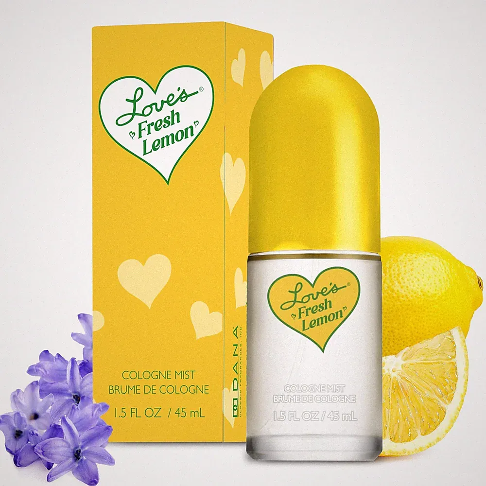 Fresh Lemon Cologne Mist 1.5 Fl. Oz. Uplifting Body Mist for Women