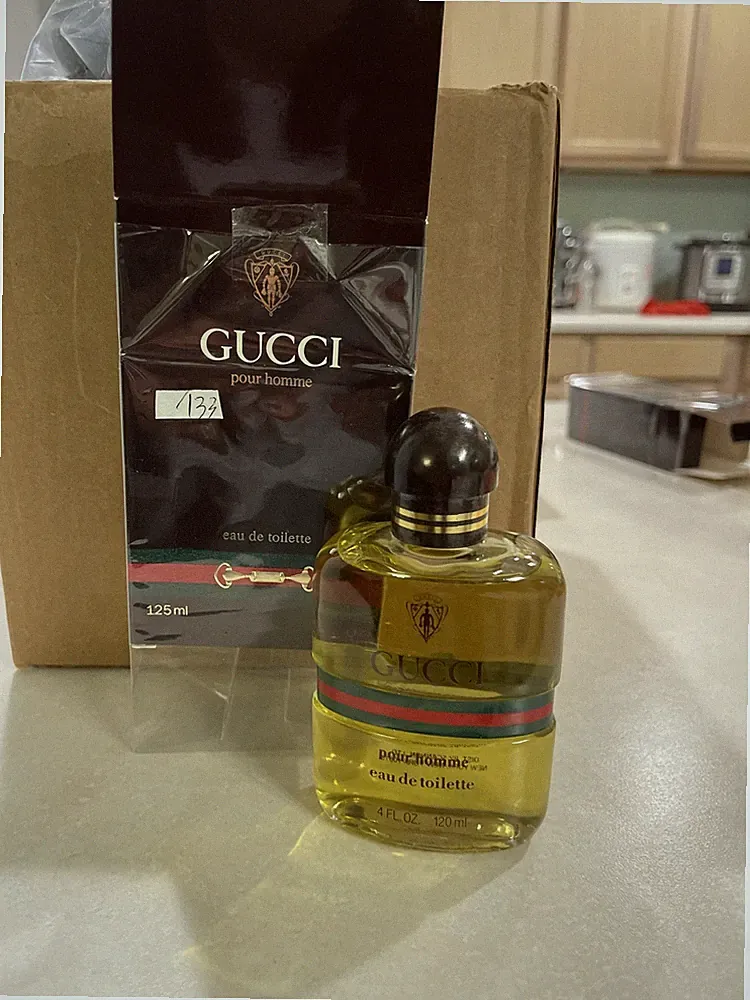 Men Lui GUCCI pour homme eau de toilette 120ml RARE VINTAGE PERFUME 4.0 Fl.oz