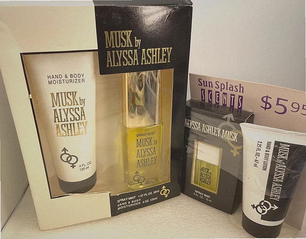 New MUSK By ALYSSA ASHLEY SPRAY MIST, MOISTURIZER SET + TRAVEL SET **PLS READ