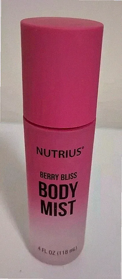 Nutrius Berry Bliss Body Fragrance Mist 4 Fl Oz / 120ml - New
