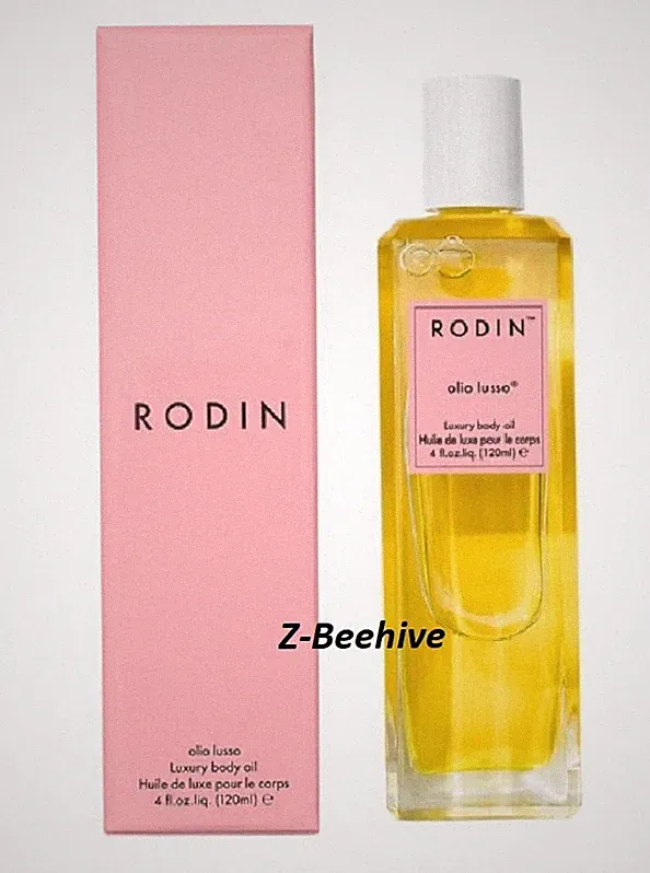 Rodin OLIO LUSSO Geranium & Orange Blossom Luxury Body Oil 4.0 oz SEALED Perfume